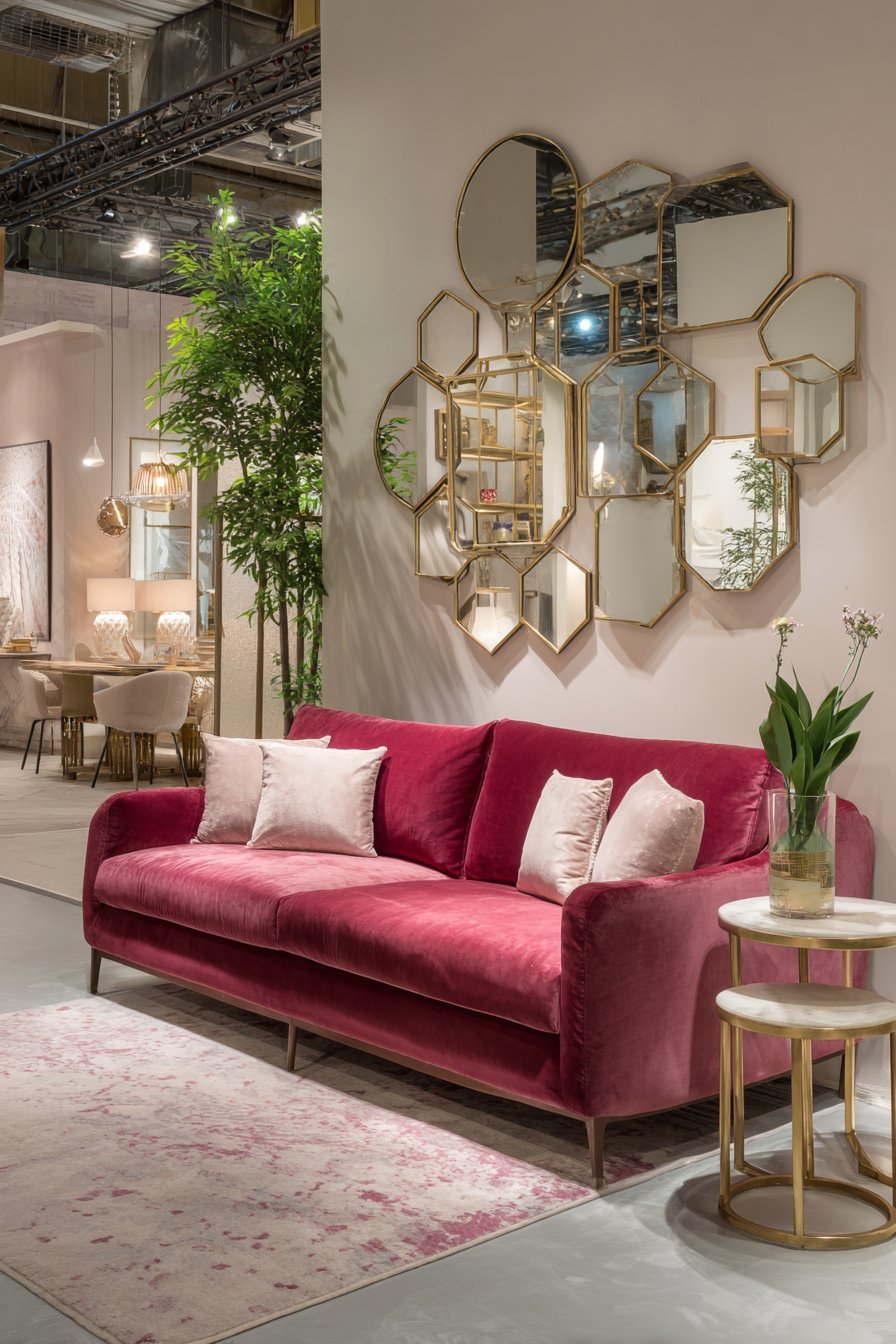 Glamorous Geometric Mirror Cluster