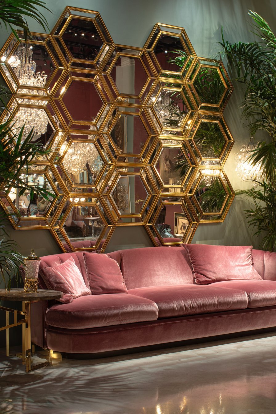 Glamorous Geometric Mirror Cluster