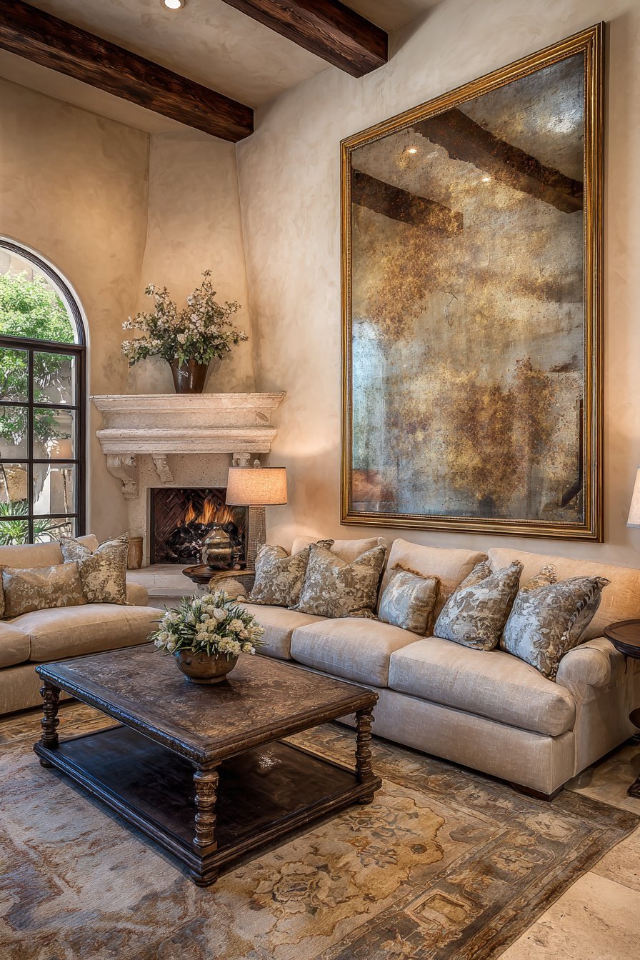 Antique Ornate Mirror