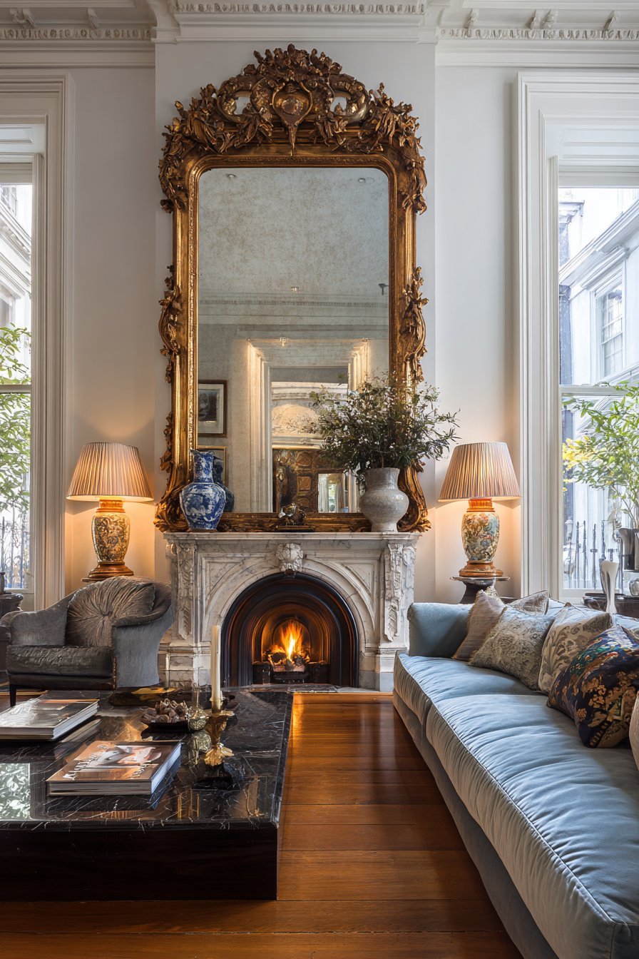 Antique Ornate Mirror