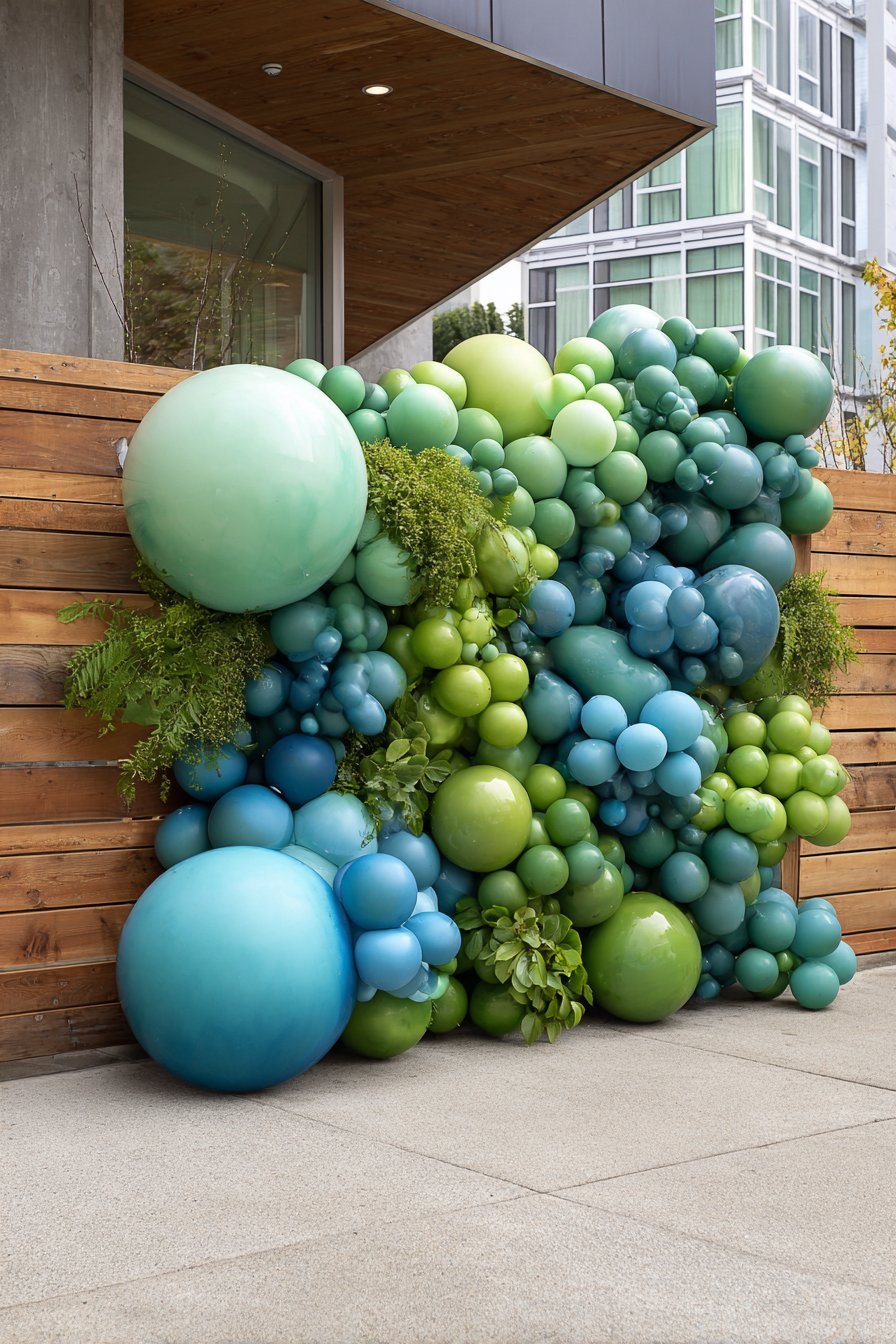 Festive Balloon Installation