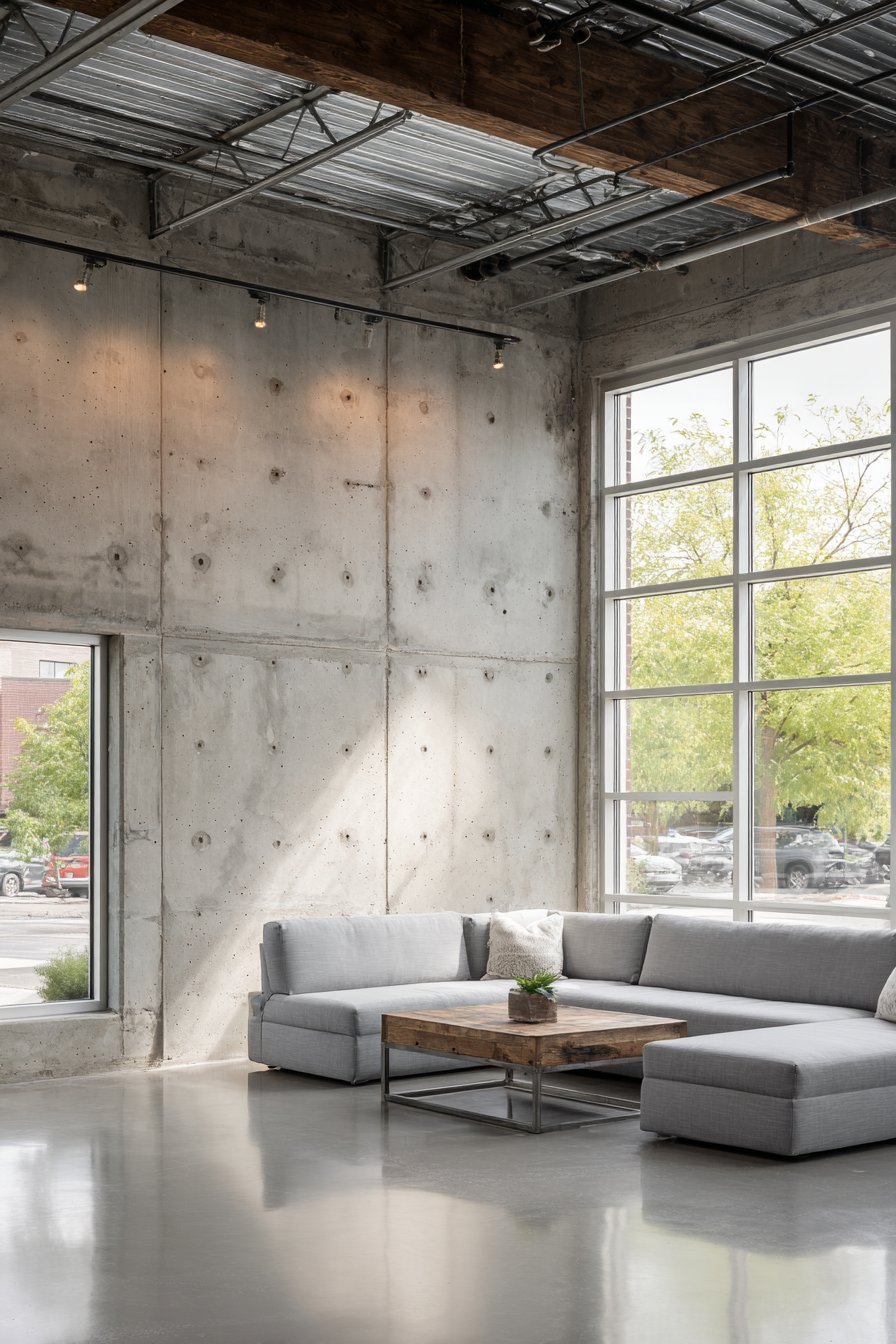 Industrial Exposed Concrete Statement
