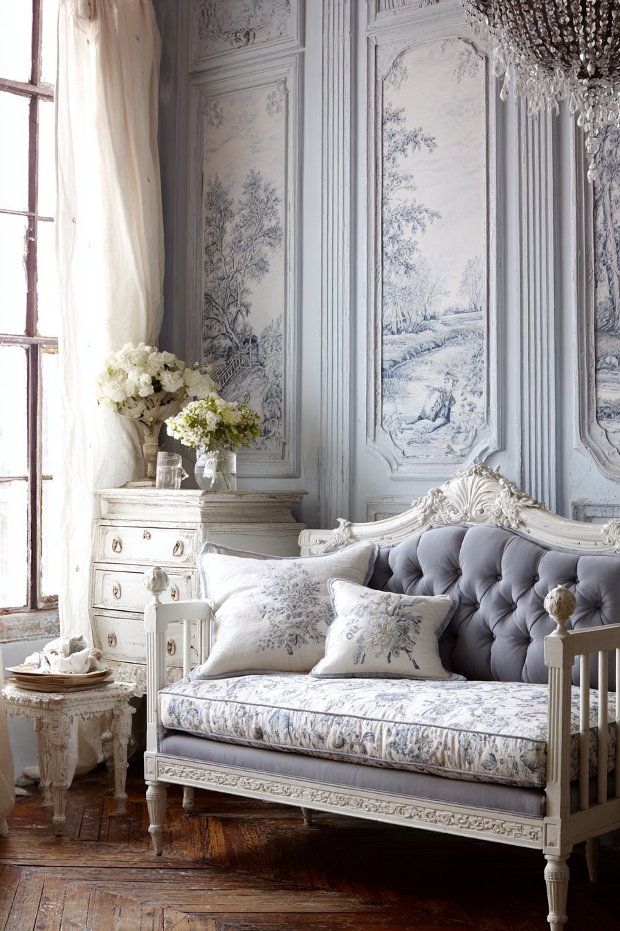 French Provincial with Toile Panels