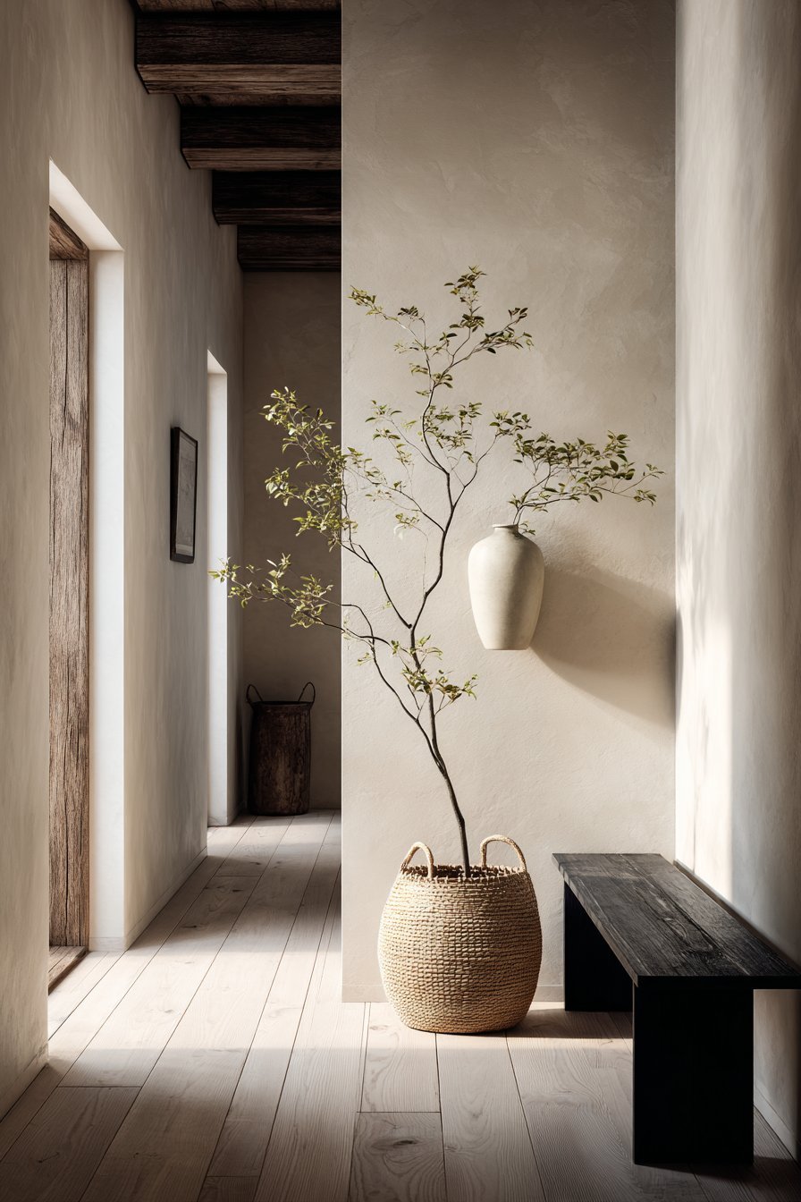 Japandi-Style Minimalist Ikebana Display