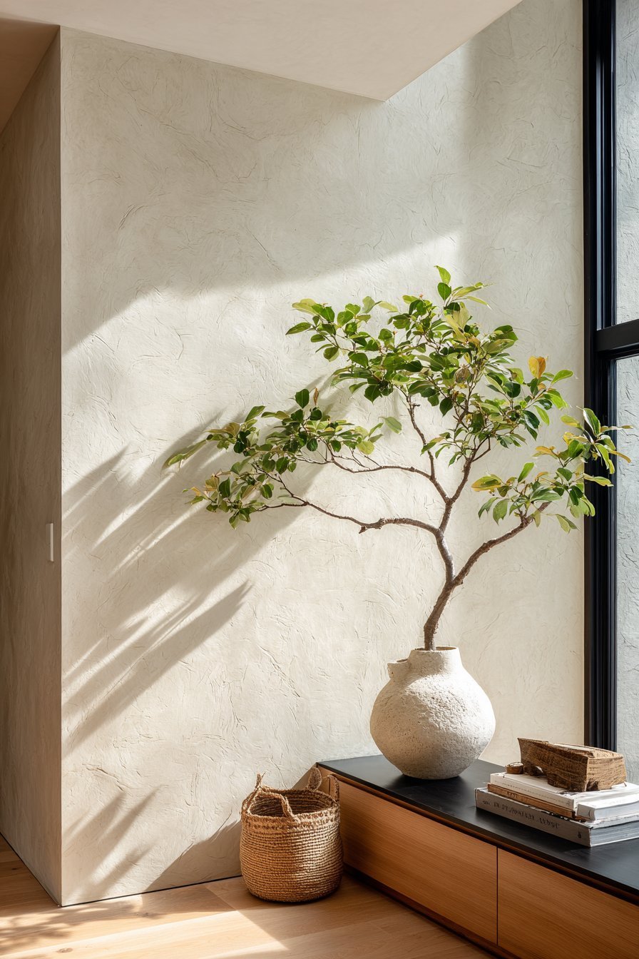 Japandi-Style Minimalist Ikebana Display