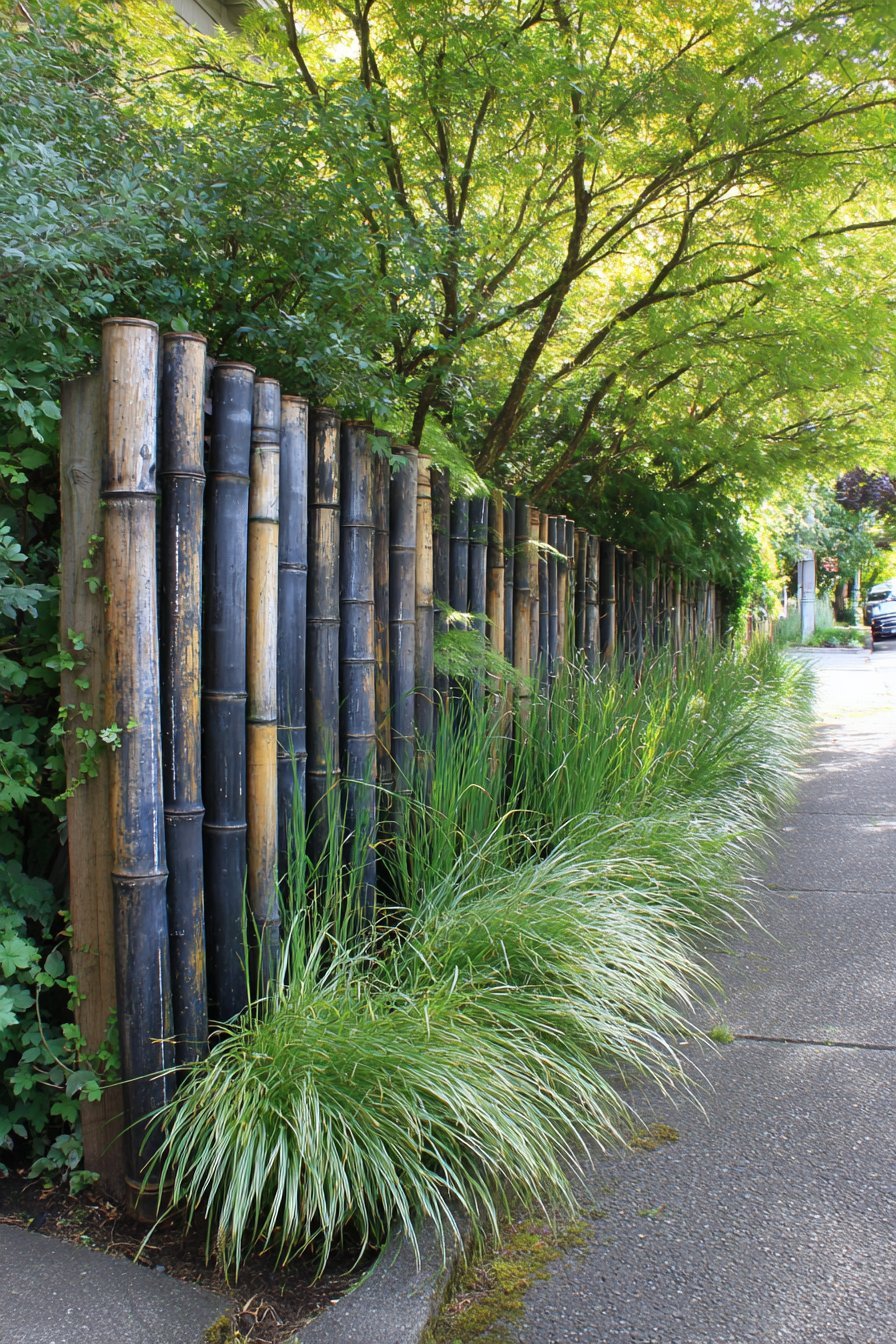 Traditional Bamboo Privacy Fence