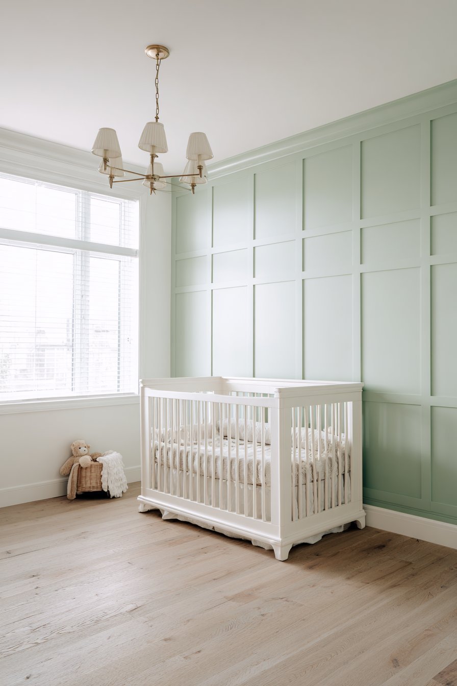 Classic Wainscoting Two-Tone Walls