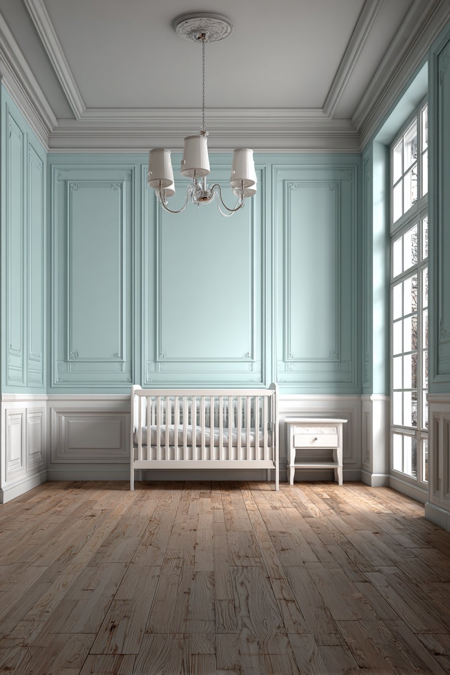 Classic Wainscoting Two-Tone Walls