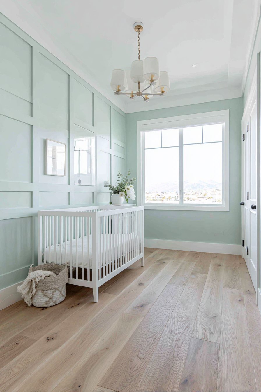 Classic Wainscoting Two-Tone Walls