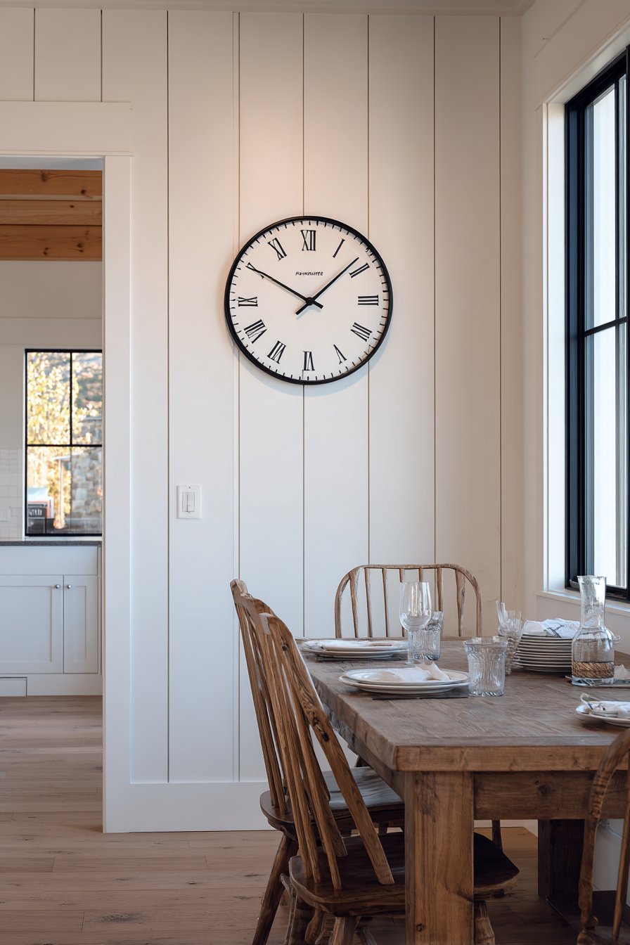 Modern Farmhouse Vertical Shiplap Wall