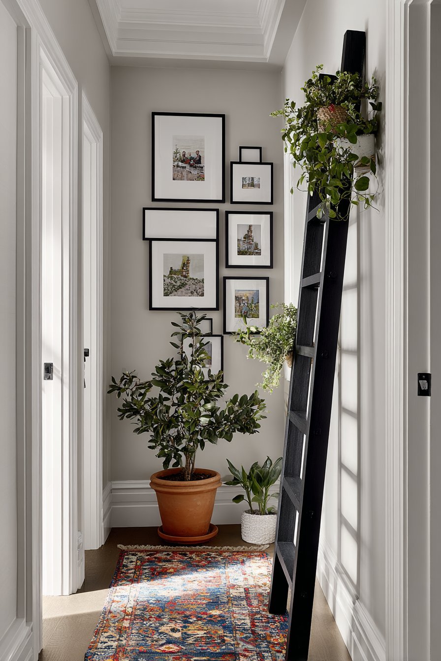 Creative Ladder Photo Display