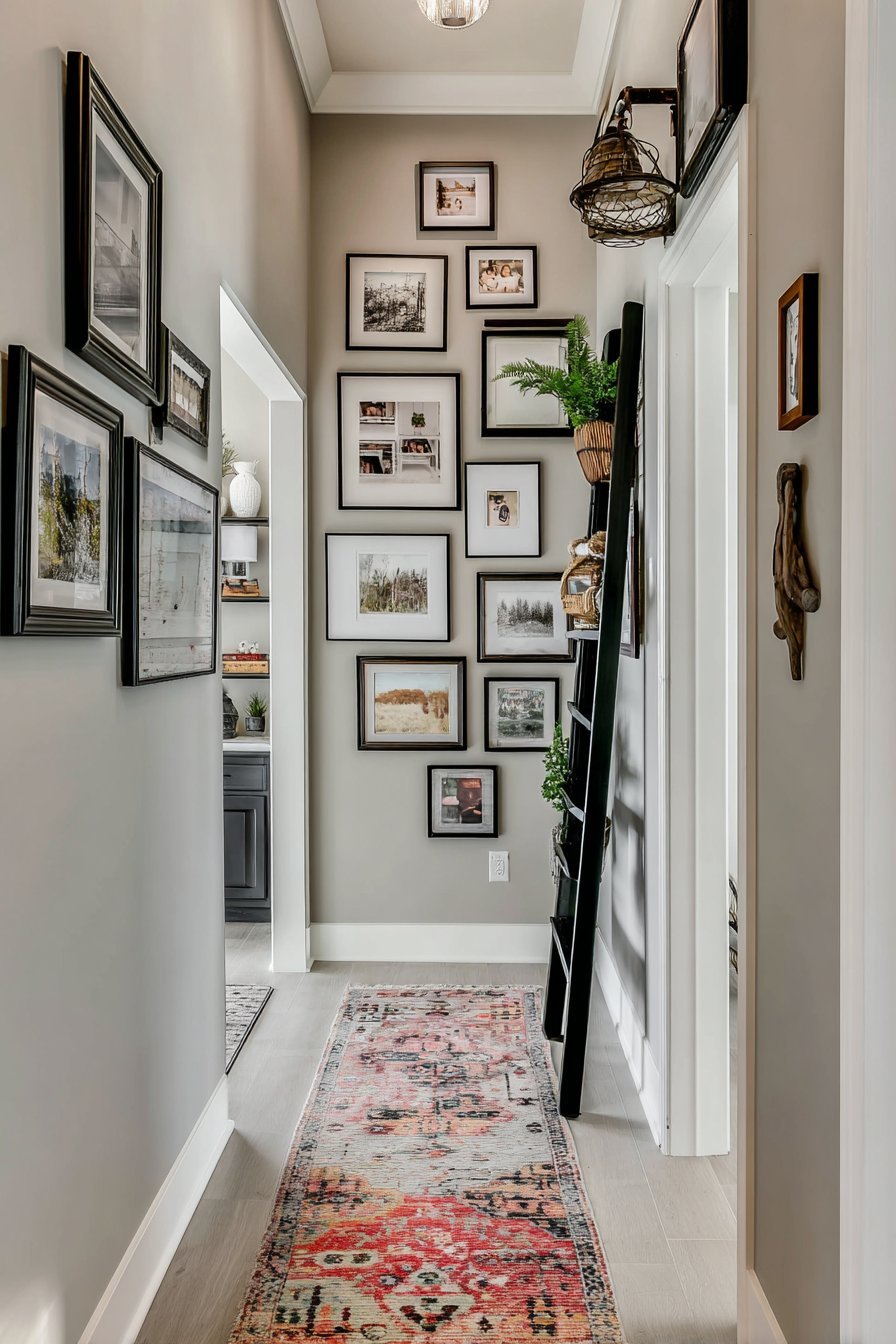 Creative Ladder Photo Display