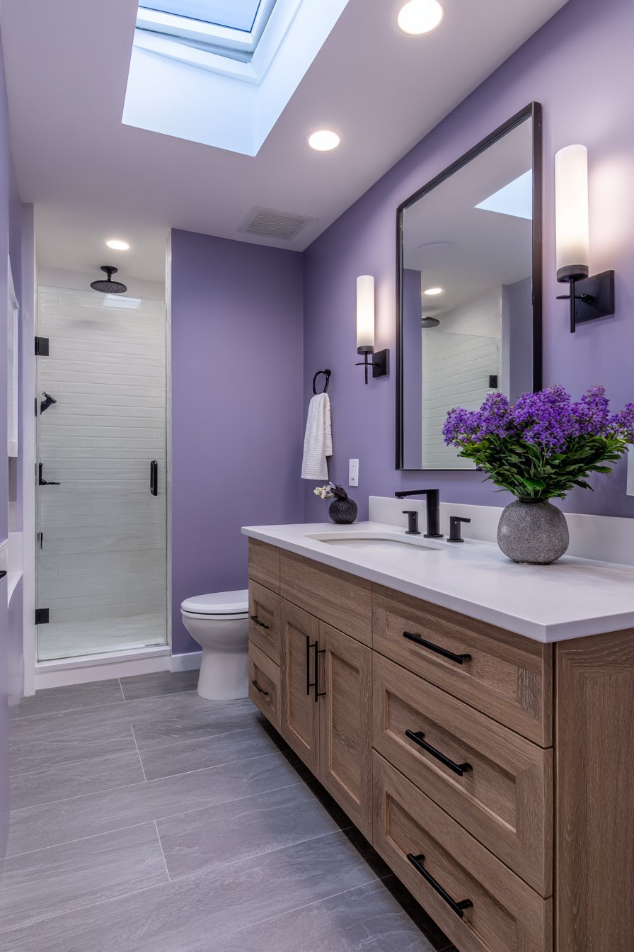 Fresh Lavender Contemporary Surprise