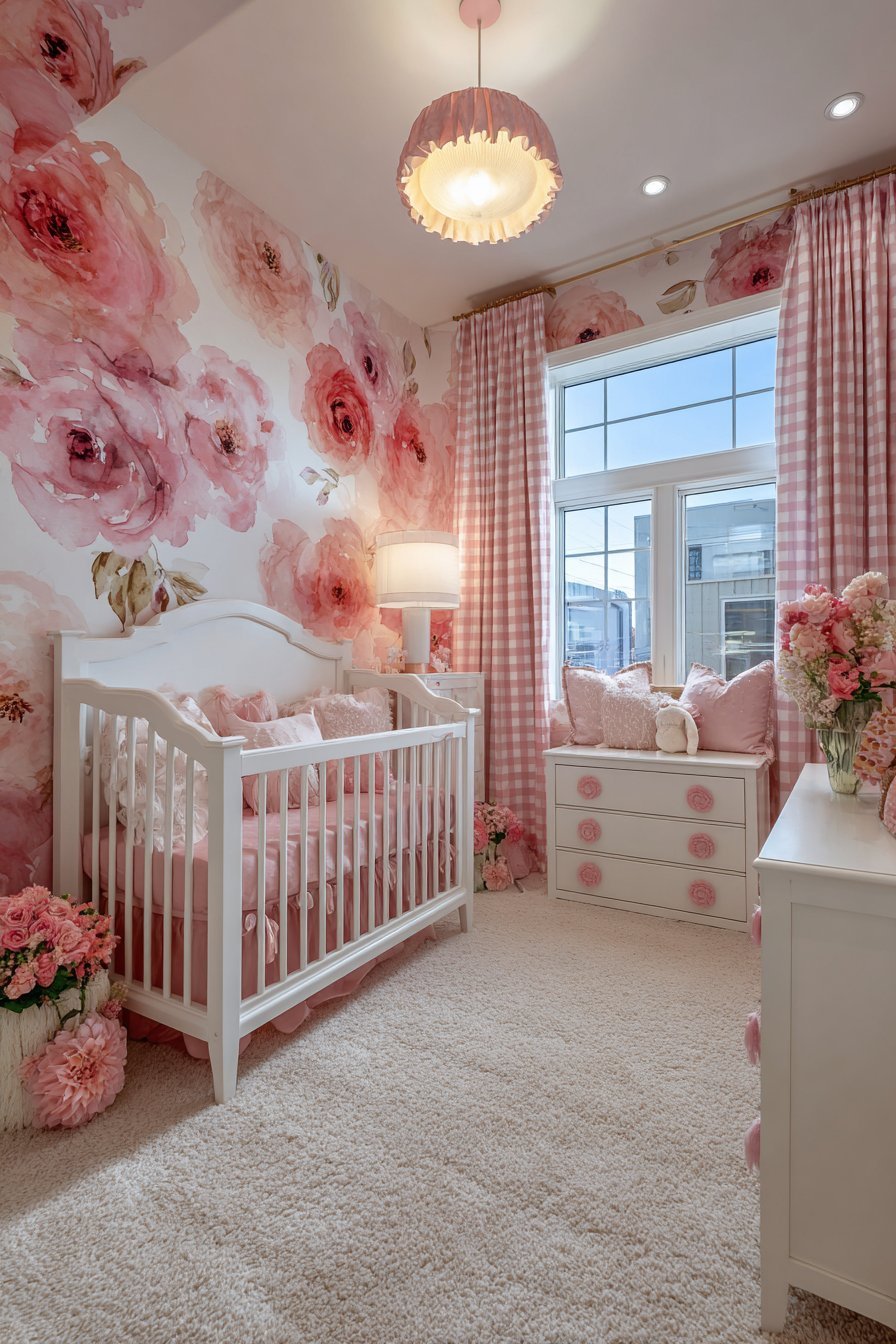 Watercolor Floral Decal Design