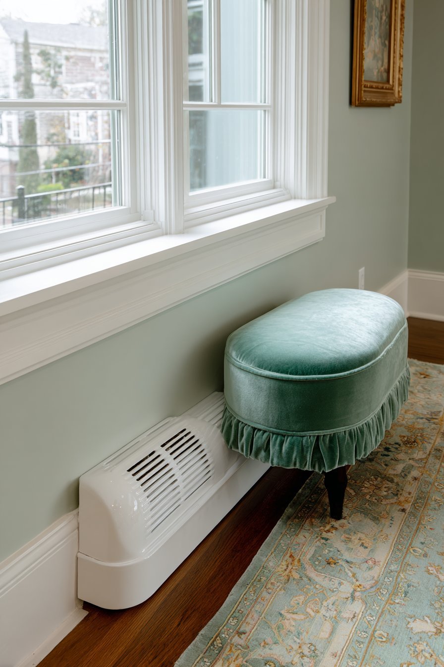 Safety-Focused Gray-Green Seating