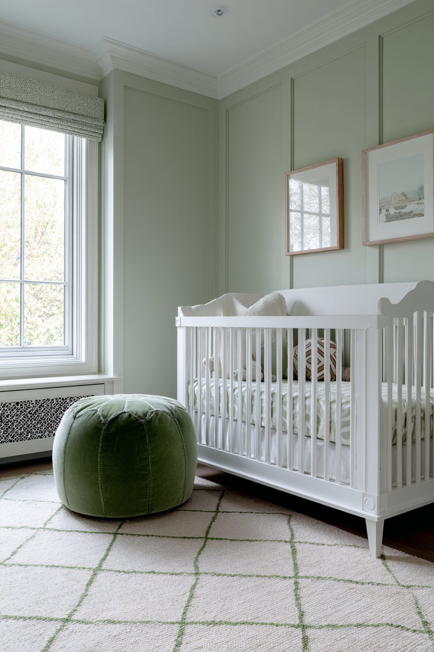 Safety-Focused Gray-Green Seating