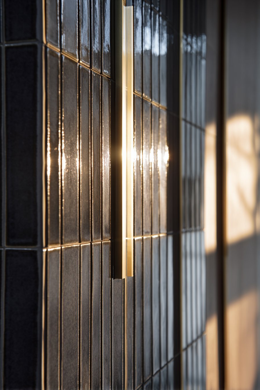 Sophisticated Matte Black Subway Tile