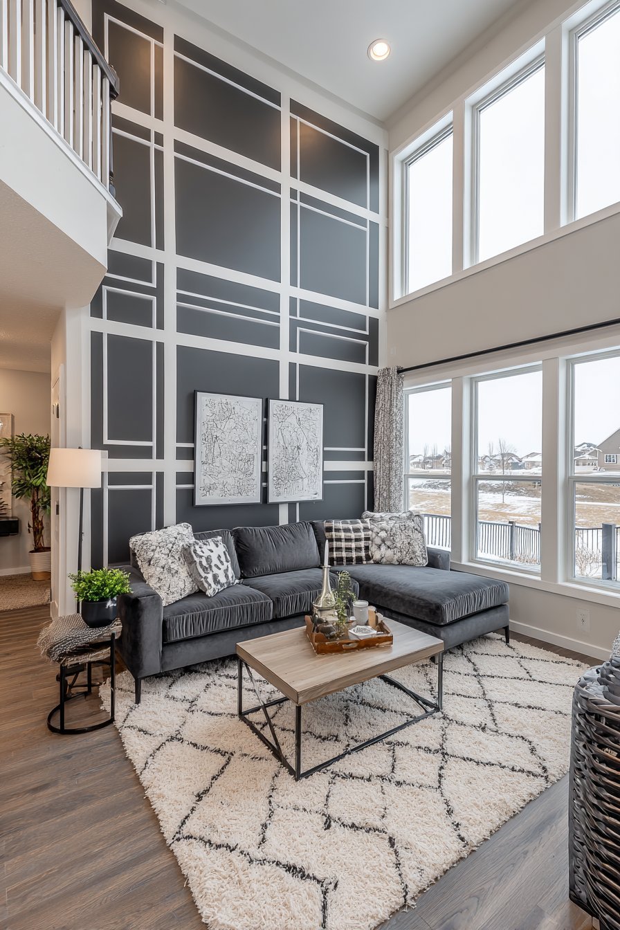 Two-Tone Picture Frame Molding Treatment