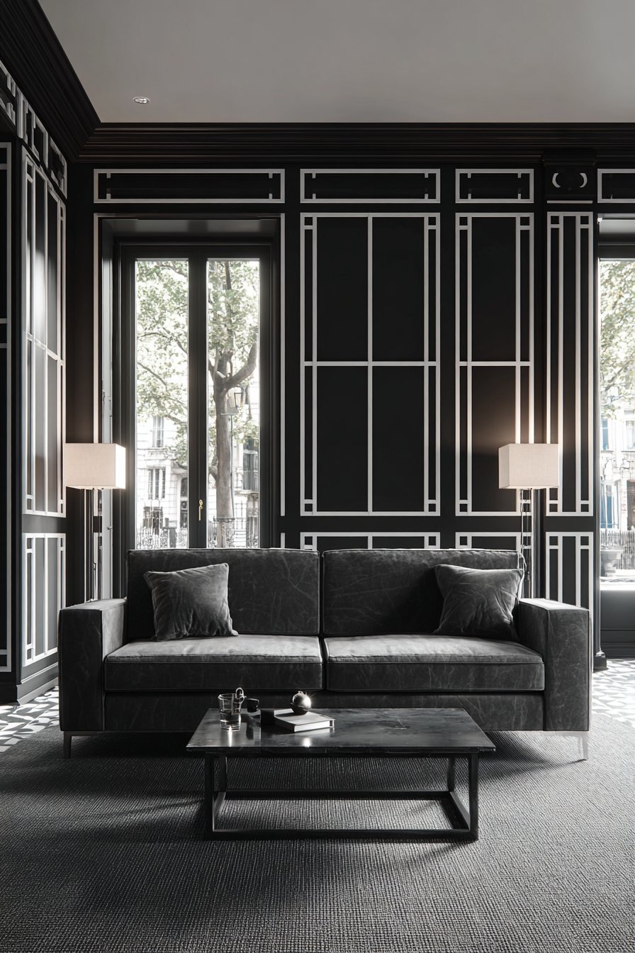 Two-Tone Picture Frame Molding Treatment