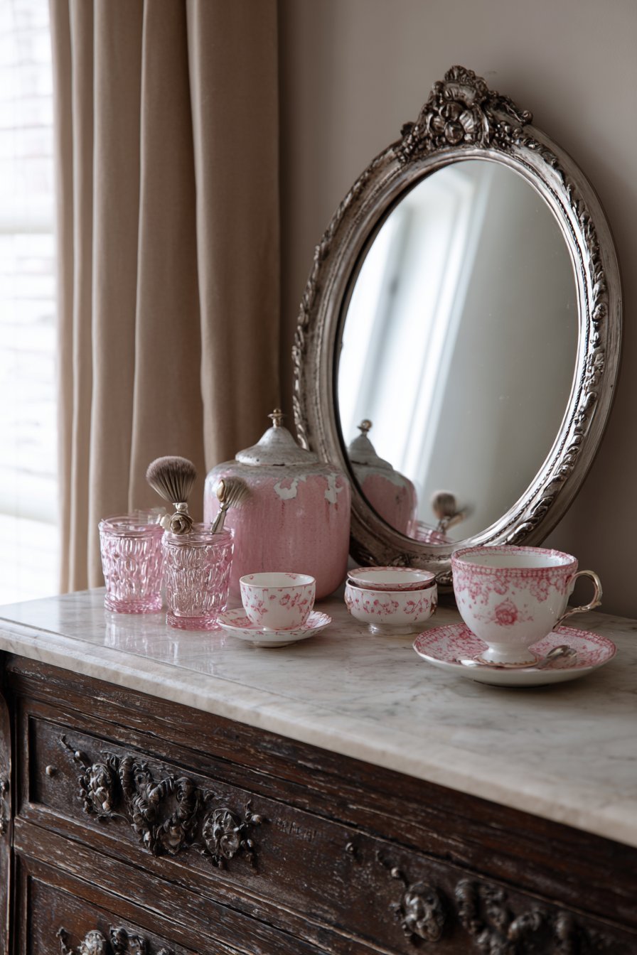 Marble-Topped Dresser Styling