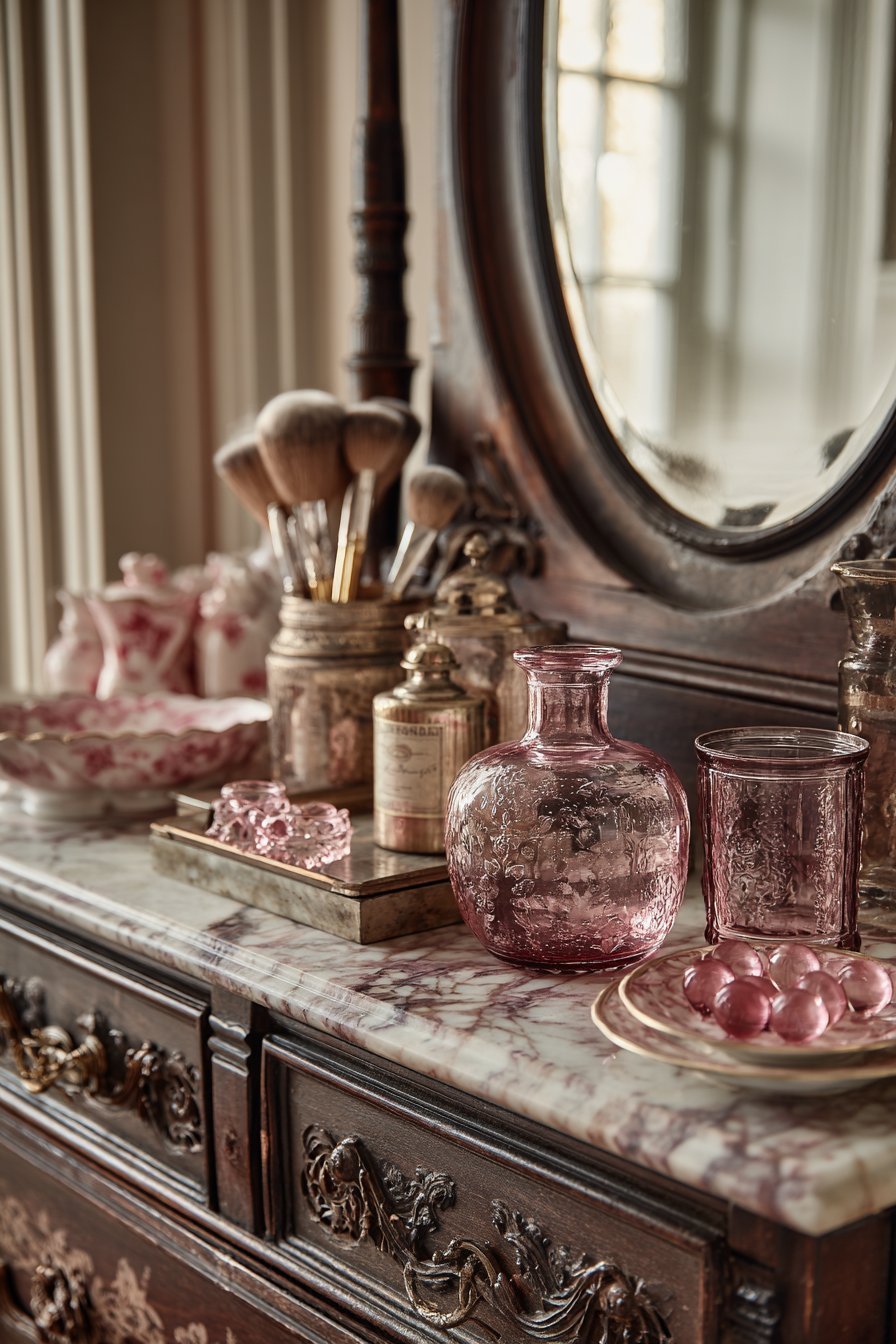 Marble-Topped Dresser Styling
