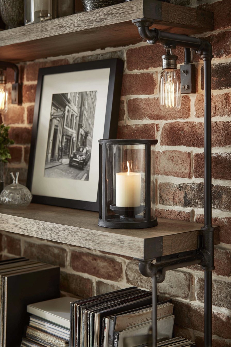 Urban Loft Exposed Brick Feature