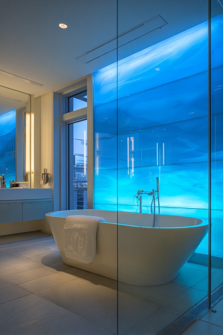 LED-Backlit Abstract Art Panel