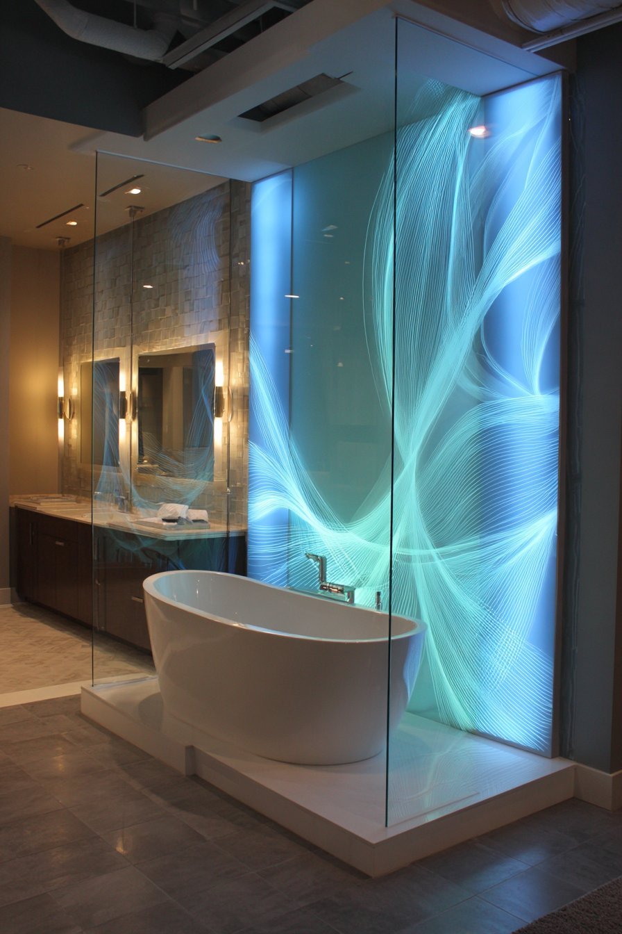 LED-Backlit Abstract Art Panel