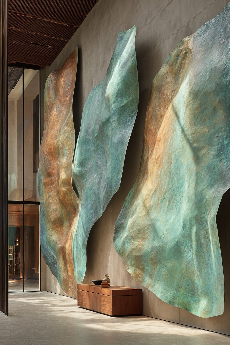 Abstract Metal Wall Sculpture