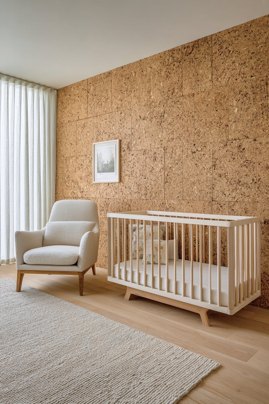 Natural Cork Tile Warmth