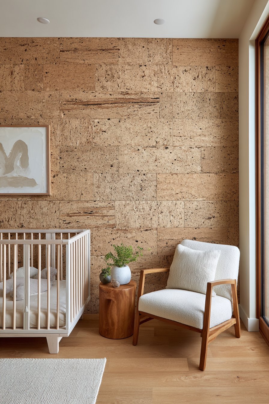 Natural Cork Tile Warmth