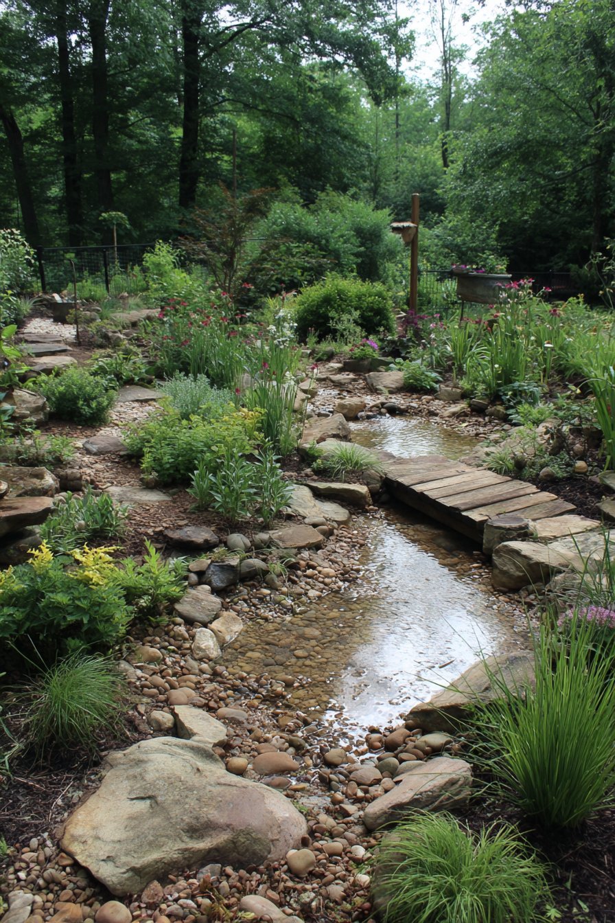 Native Plant Rain Garden Feature
