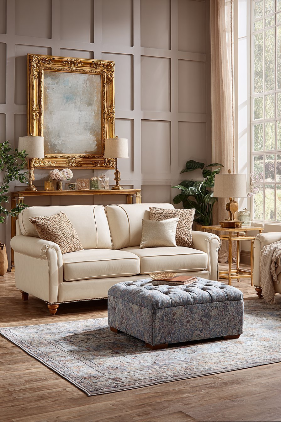 Sophisticated Greige Tongue and Groove Paneling