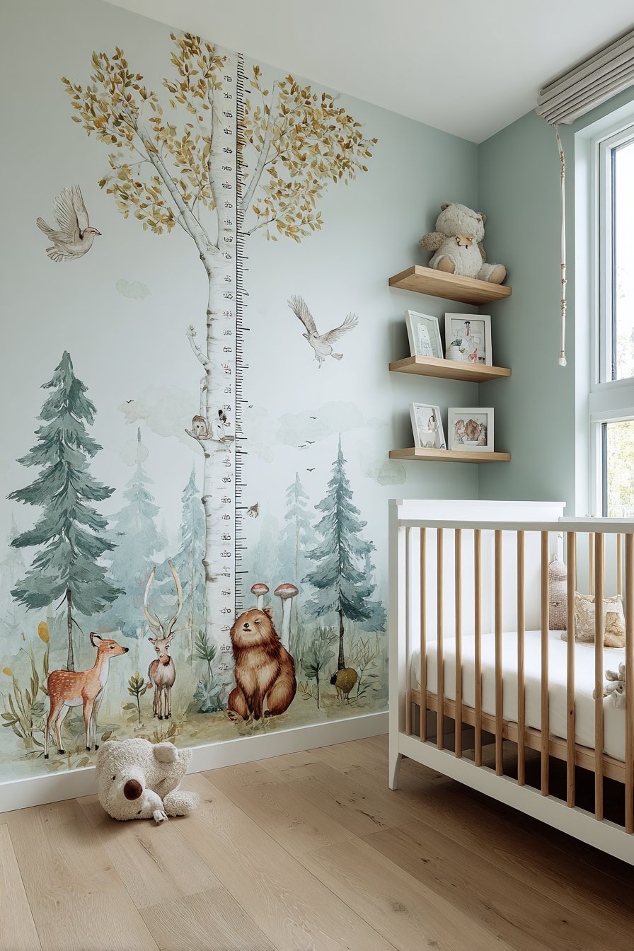 Hand-Painted Growth Chart Feature