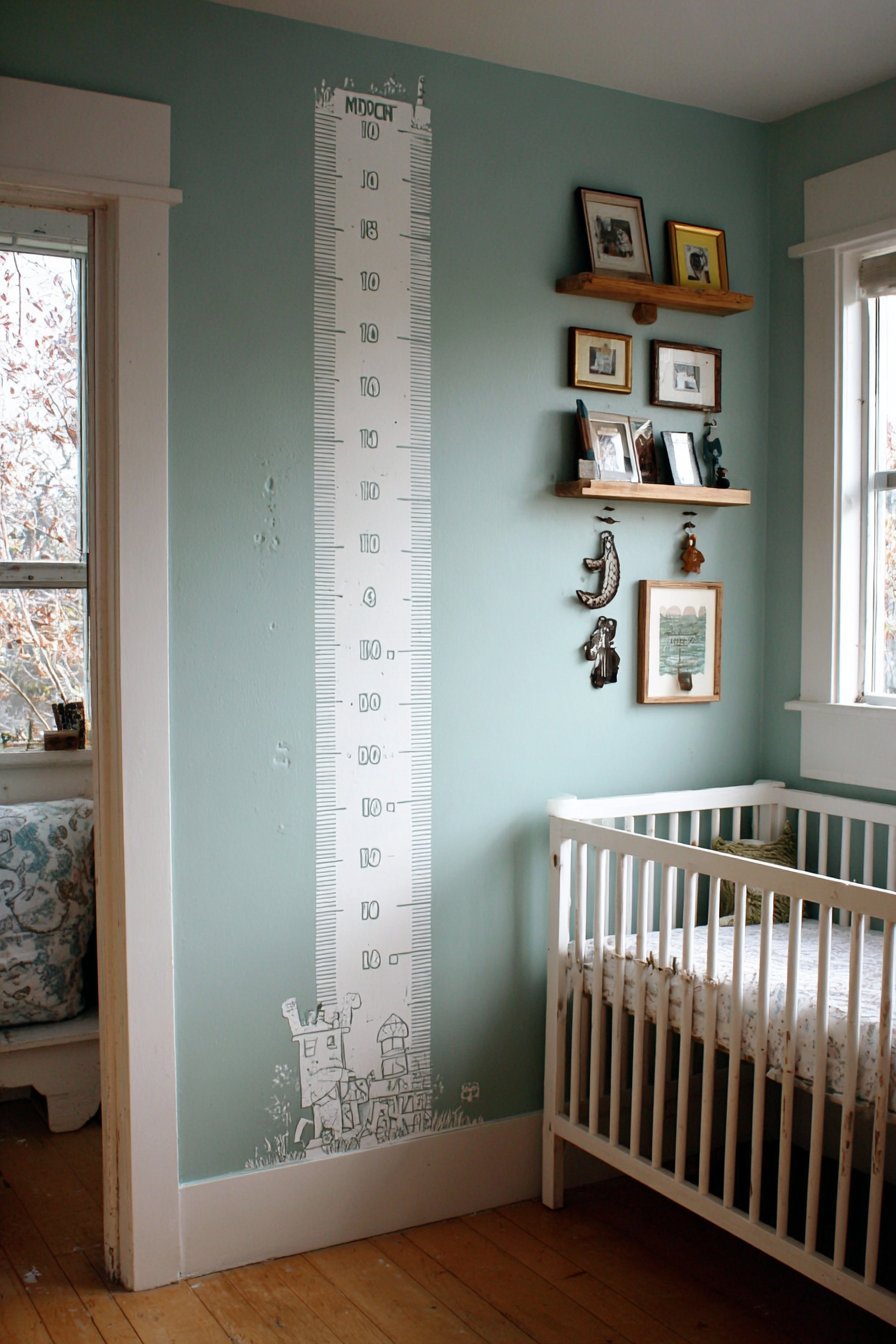 Hand-Painted Growth Chart Feature