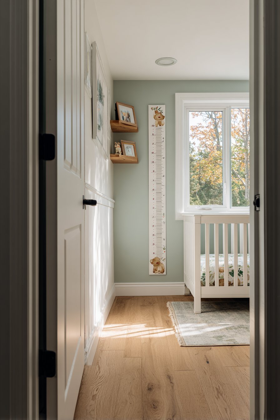 Hand-Painted Growth Chart Feature