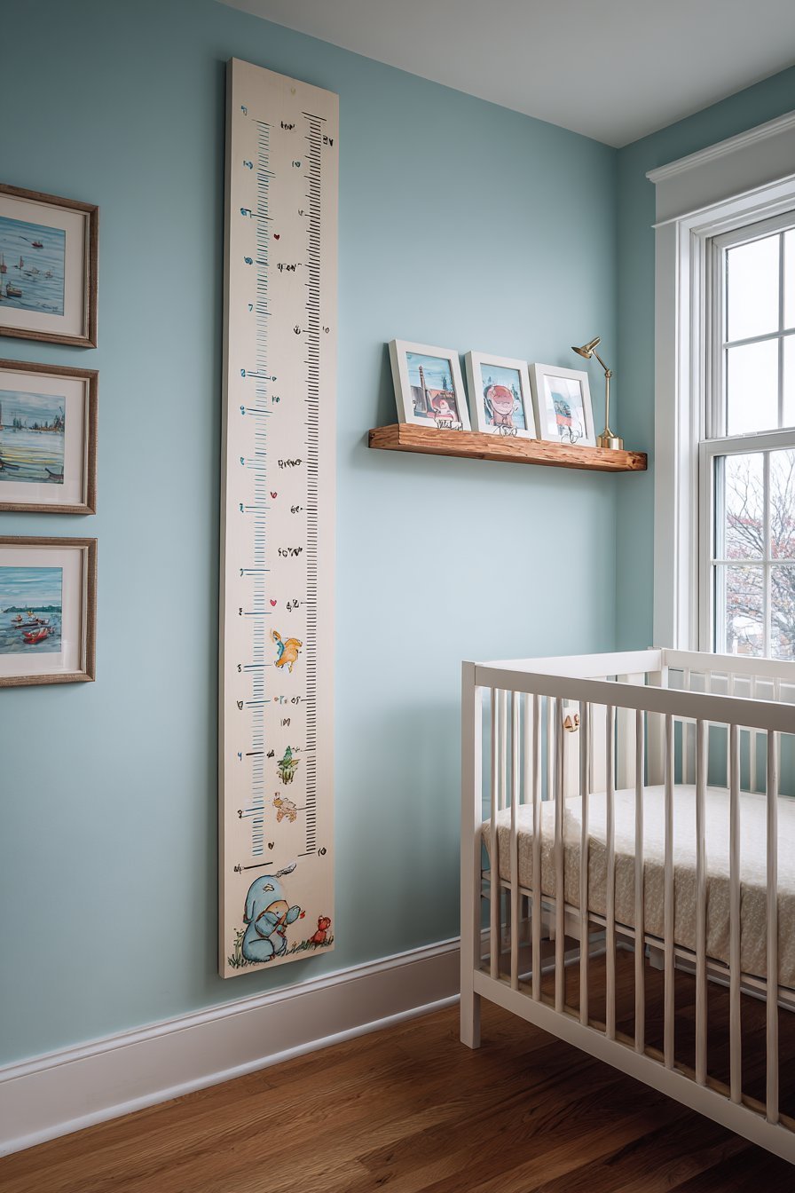 Hand-Painted Growth Chart Feature