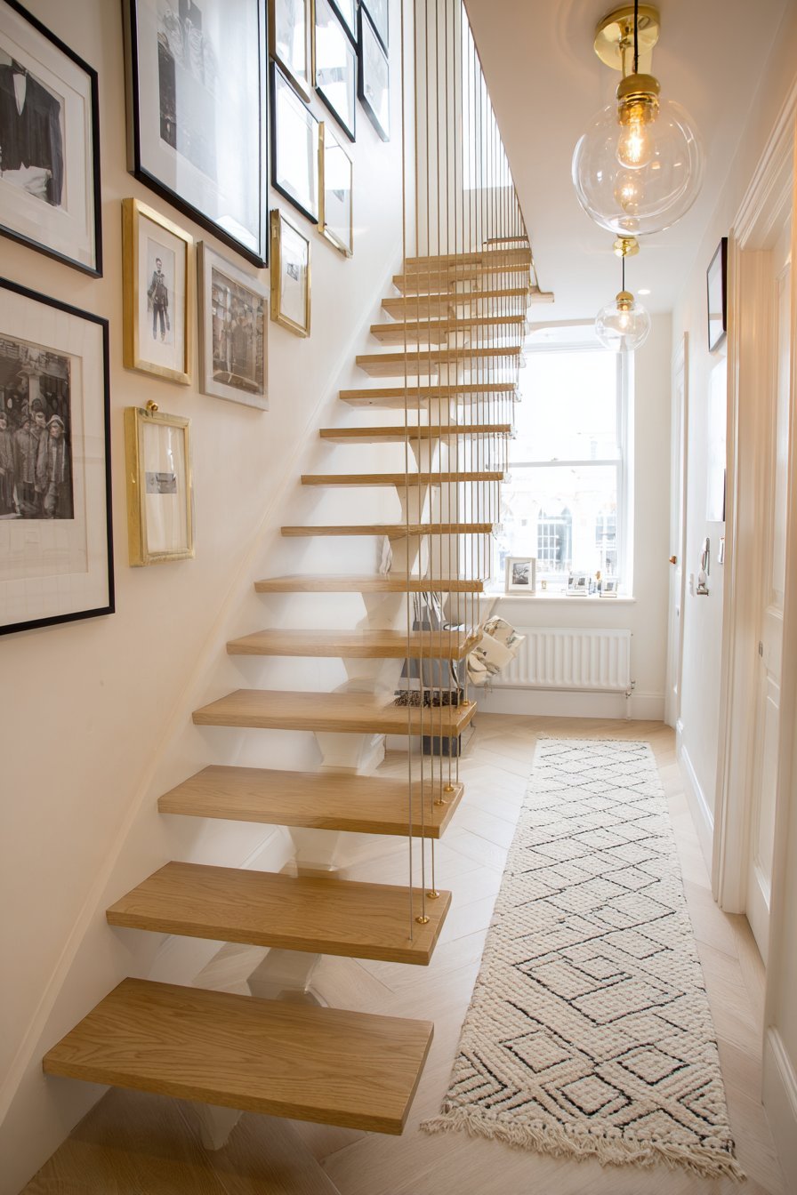 Personal Staircase with Cable Railing