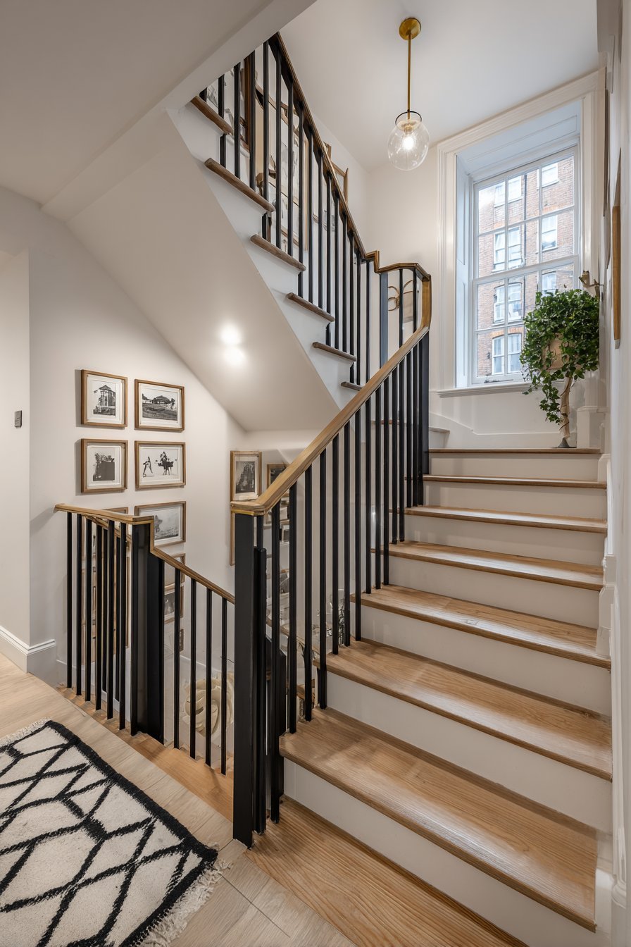 Personal Staircase with Cable Railing