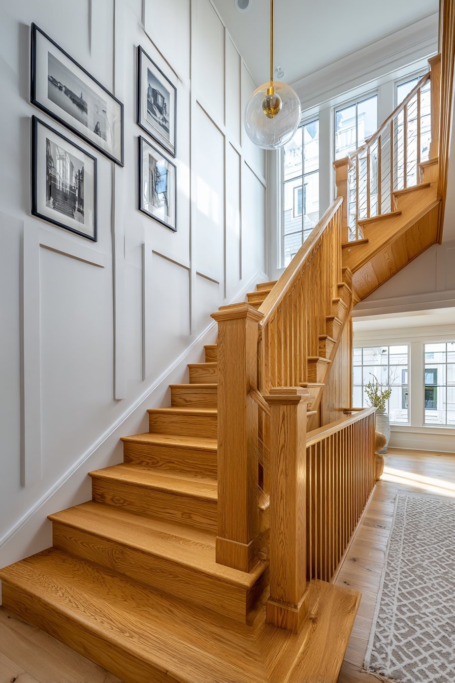 Personal Staircase with Cable Railing