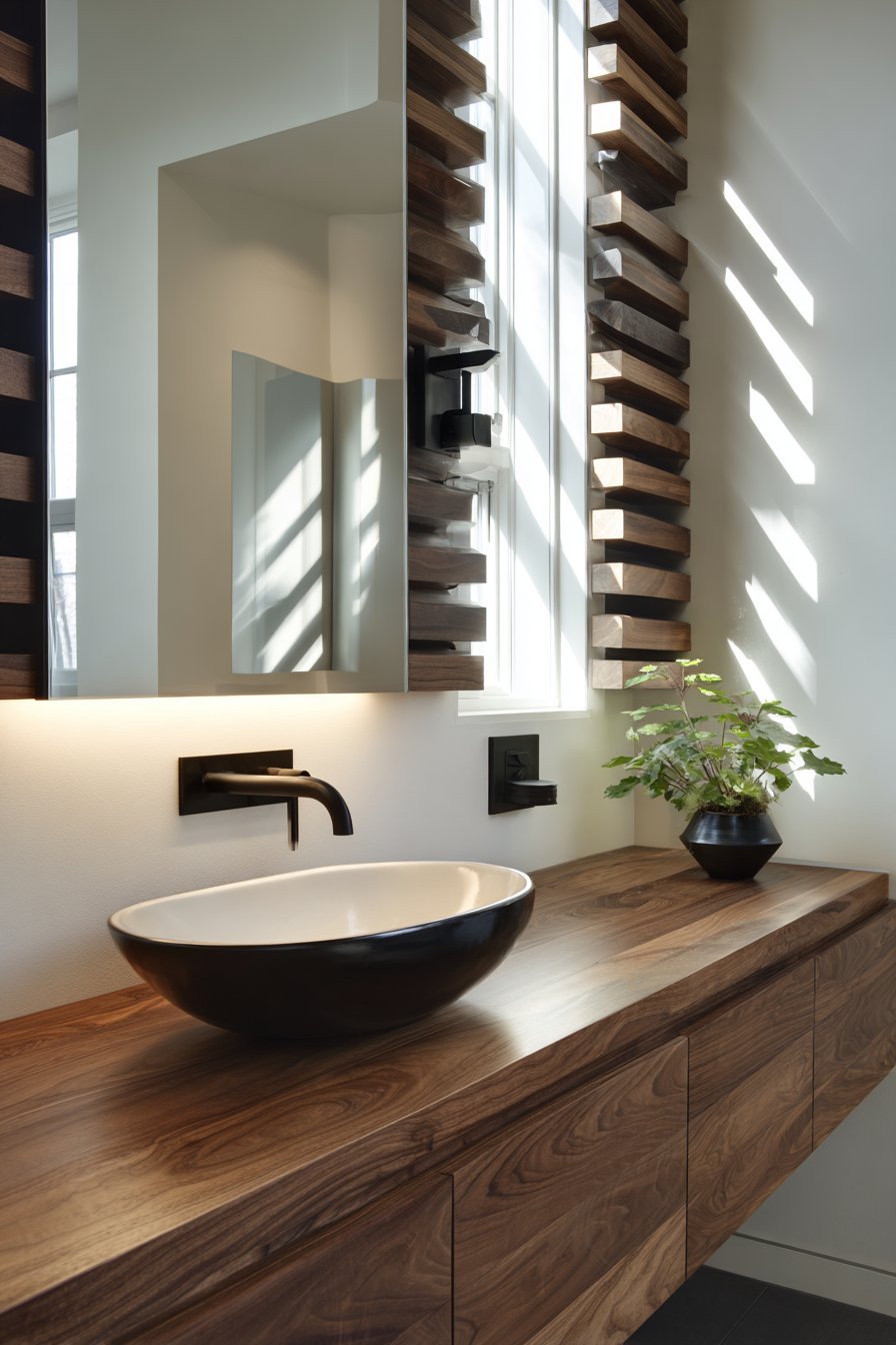 Horizontal Wood Slat Wall