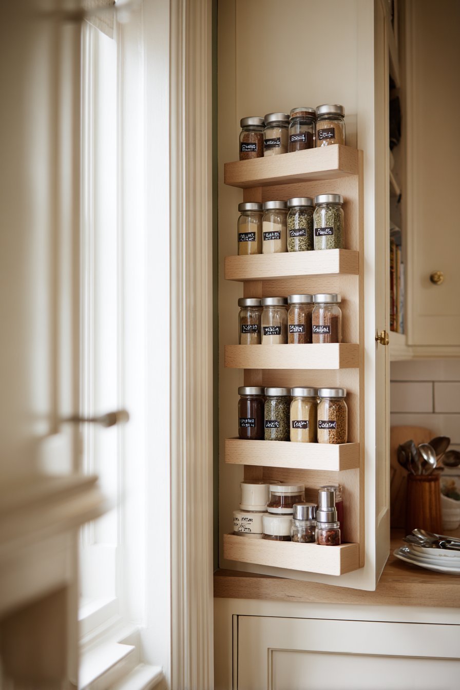 Corner Spice Rack Solution