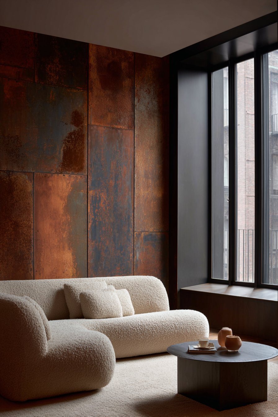 Industrial Weathered Steel Metal Panels