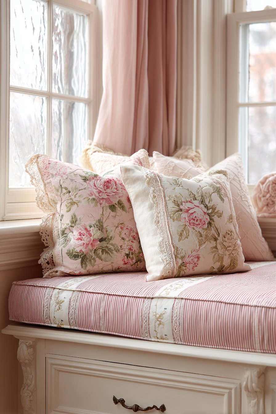 Ticking Stripe Window Seat