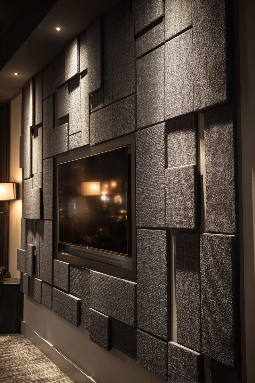 Acoustic Fabric Panel Installation