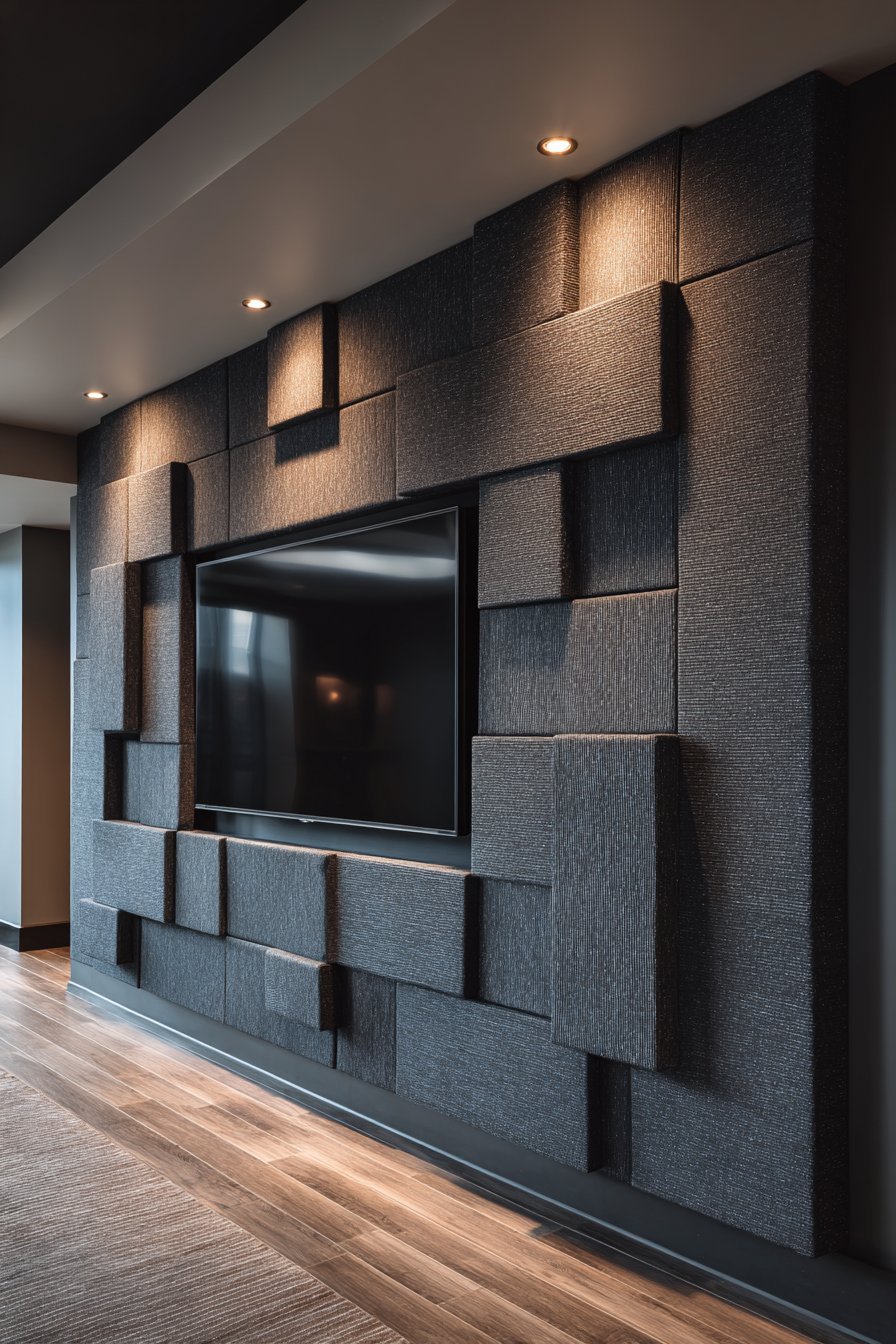 Acoustic Fabric Panel Installation