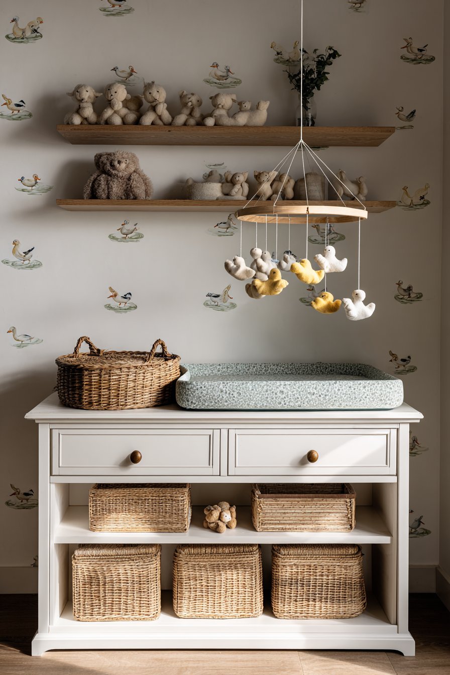 Vintage-Inspired Changing Station