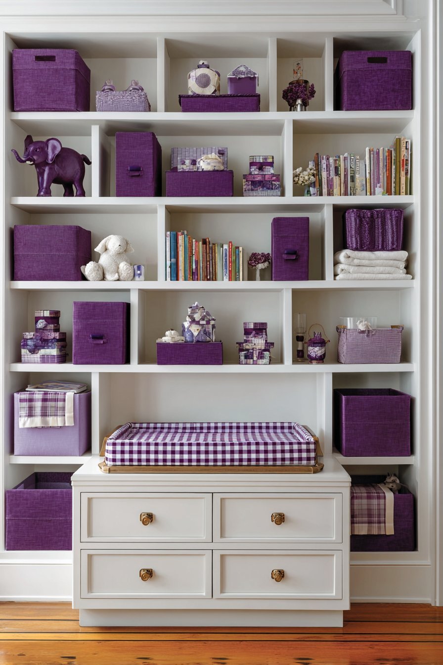Organized Purple Storage Haven
