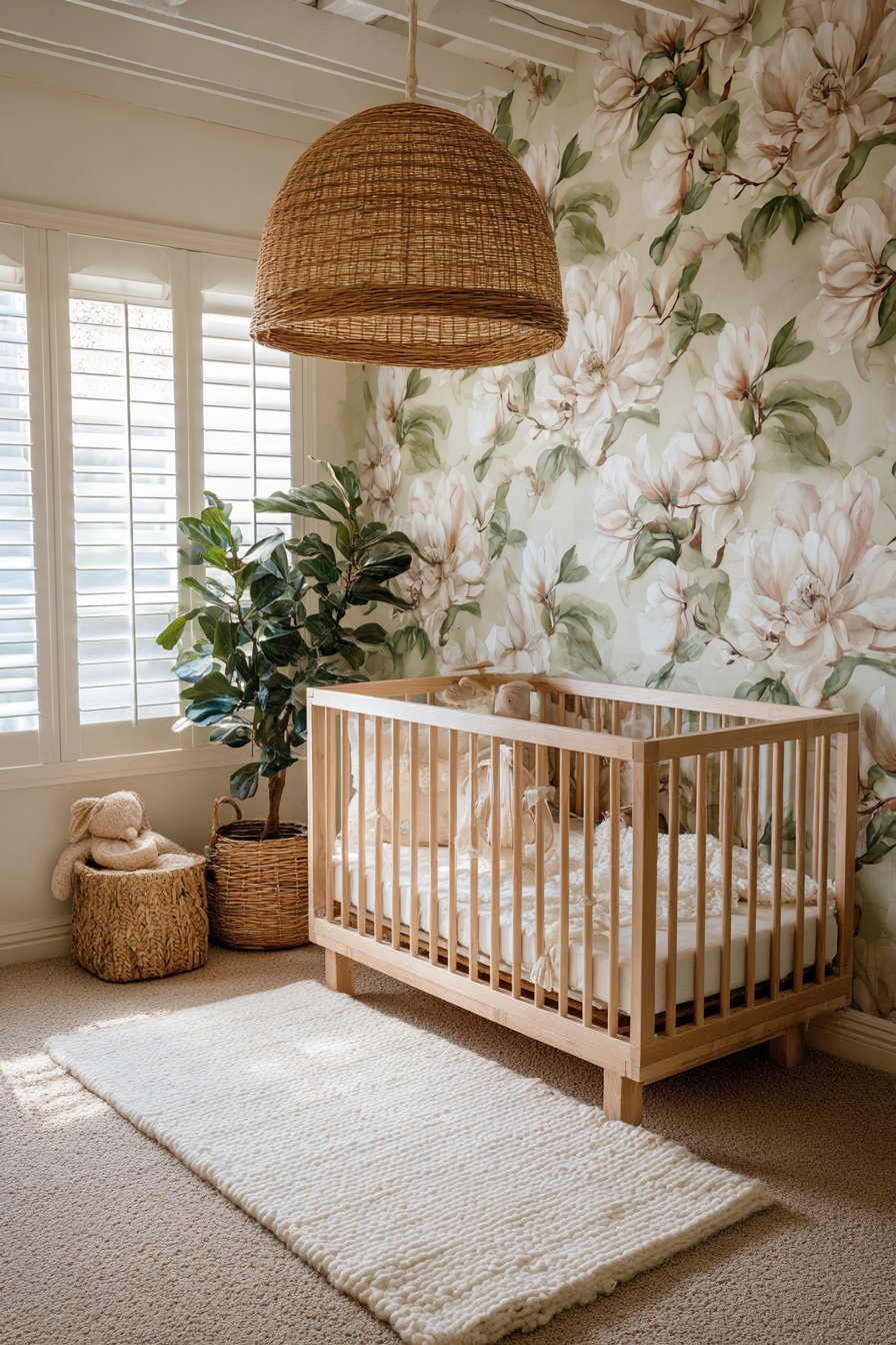 Botanical or Scenic Wallpaper for Immersive Beauty