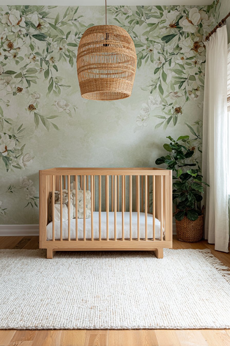 Botanical or Scenic Wallpaper for Immersive Beauty